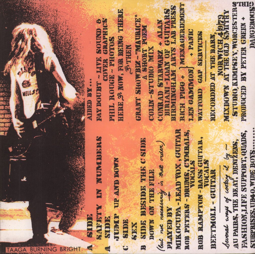 Dangerous Girls - Taaga - 7 Inch