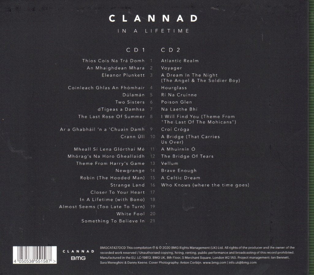 Clannad - In A Lifetime - Double Cd