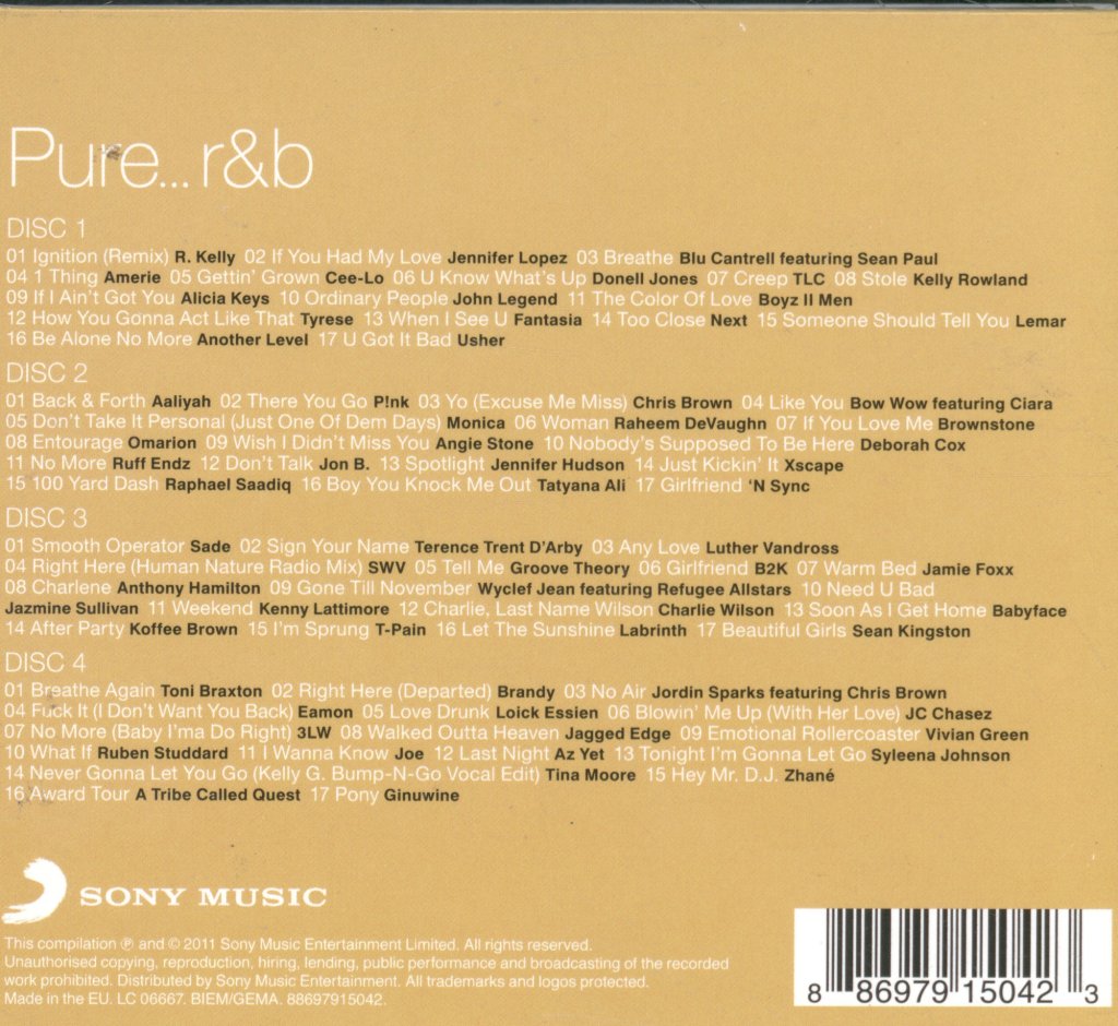 Various Artists - Pure... R&B - Cd Set