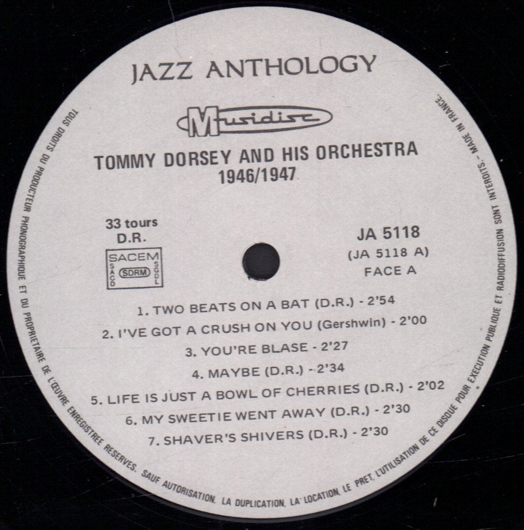 Tommy Dorsey And His Orchestra - 1946-1947 - Lp