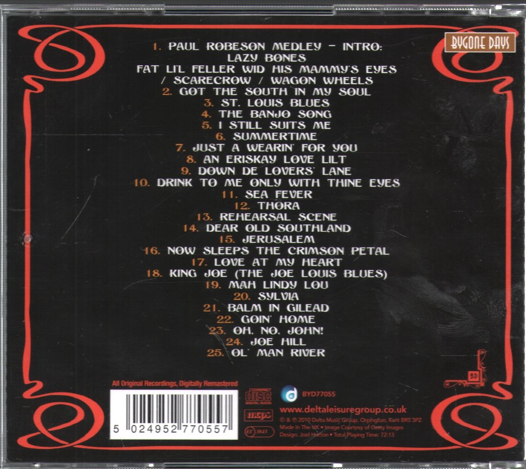 Paul Robeson - Goin' Home - Cd