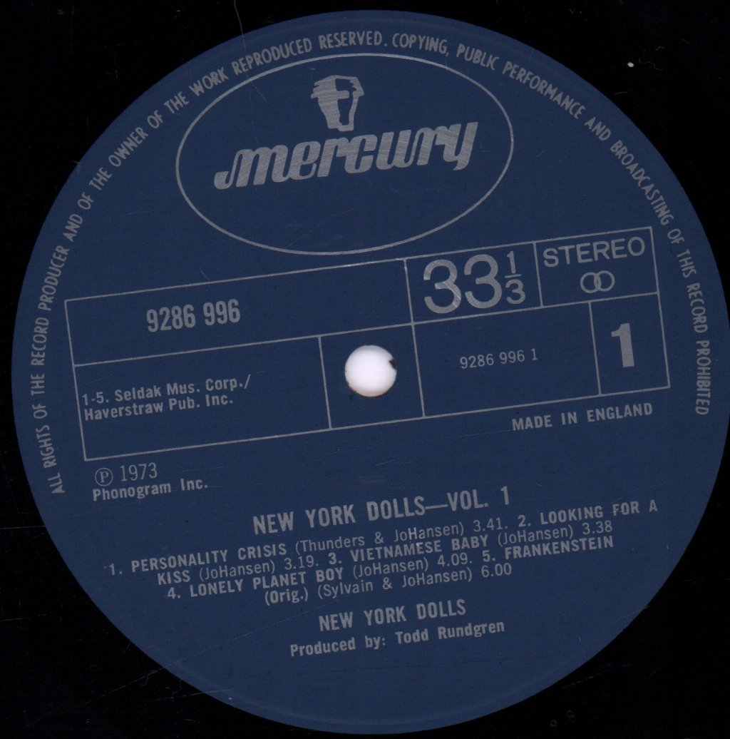 New York Dolls - New York Dolls - Double Lp