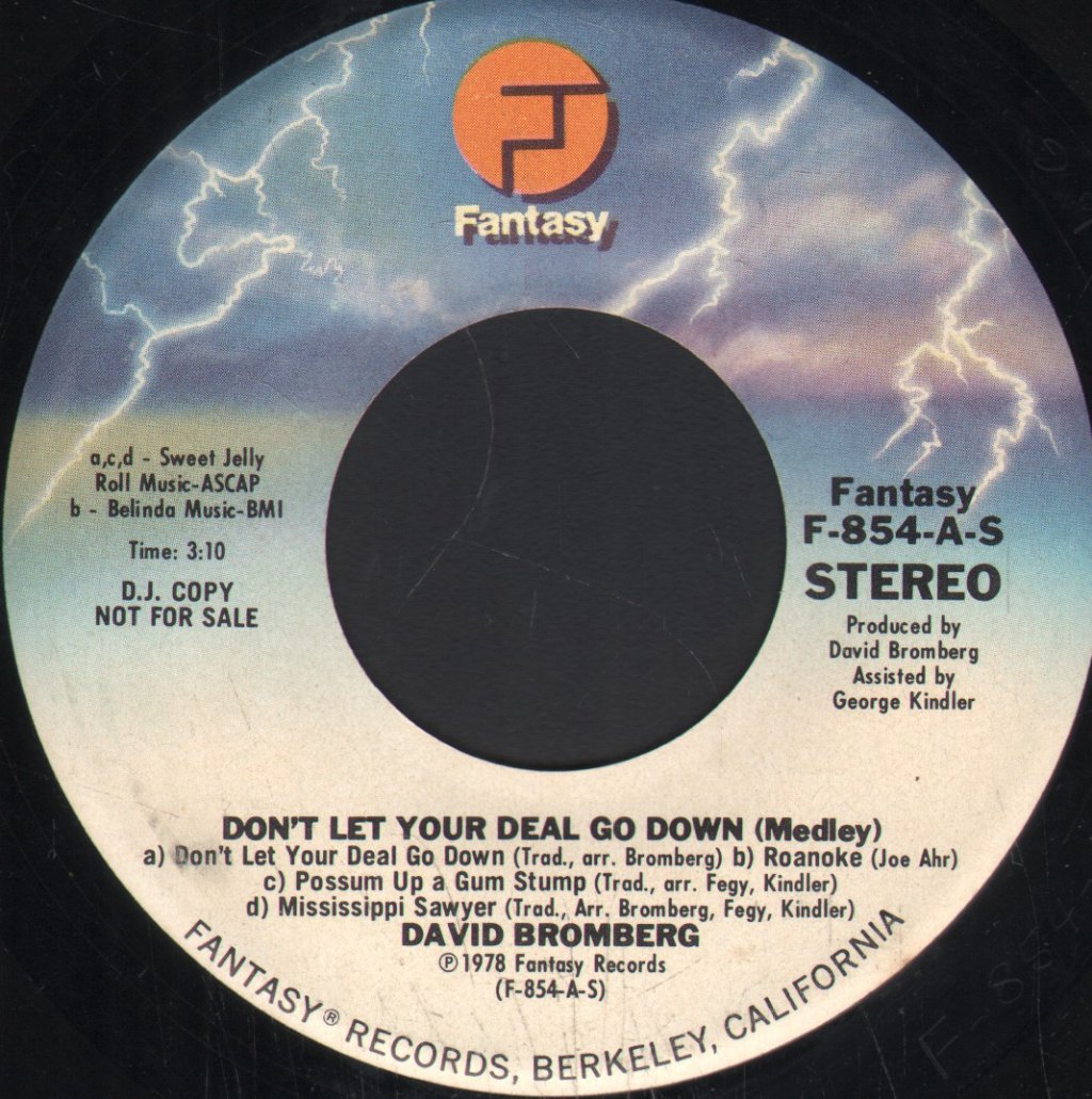 David Bromberg - Don't Let Your Deal Go Down - 7 Inch