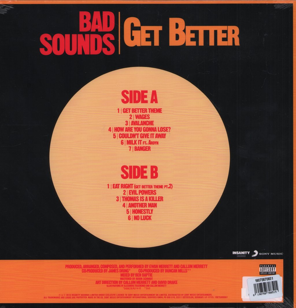 Bad Sounds - Get Better - Lp