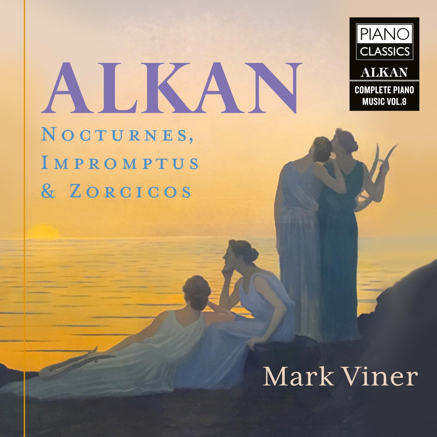 Mark Viner - Alkan: Nocturnes, Impromptus & Zorzicos, Vol.8 - Cd