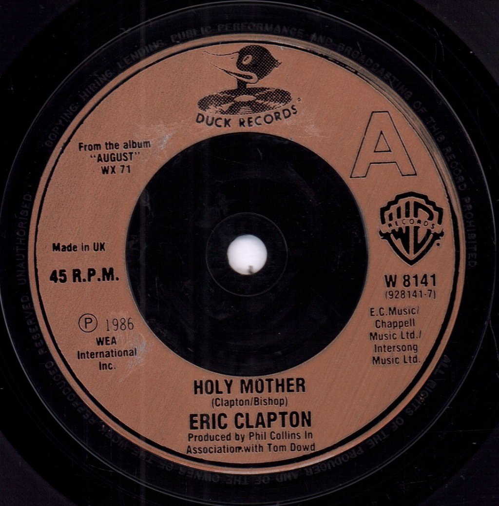 Eric Clapton - Holy Mother - 7 Inch