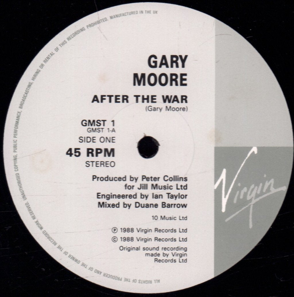 Gary Moore - After The War - 12 Inch
