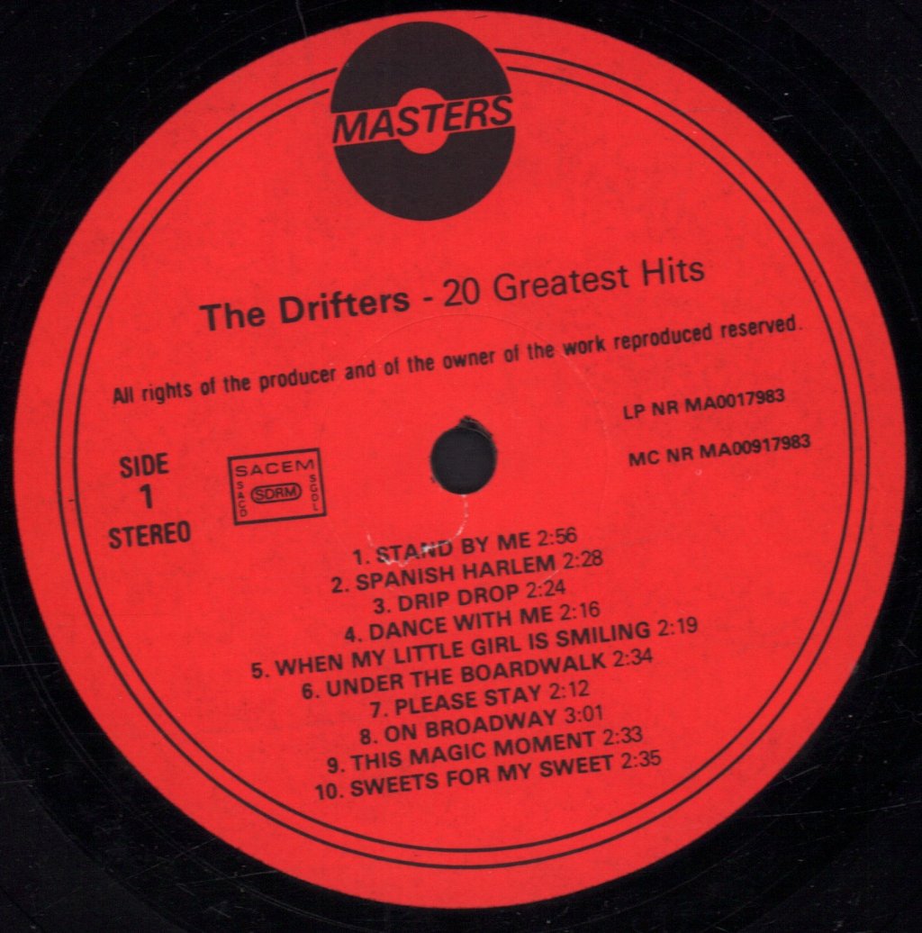 Drifters - 20 Greatest Hits - Lp