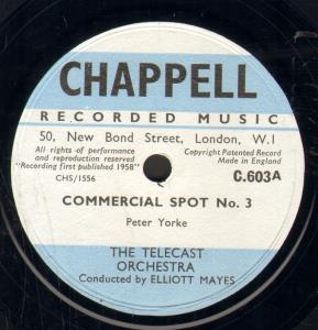 Telecast Orchestra - Commercial Spot No.3 - 10 Inch