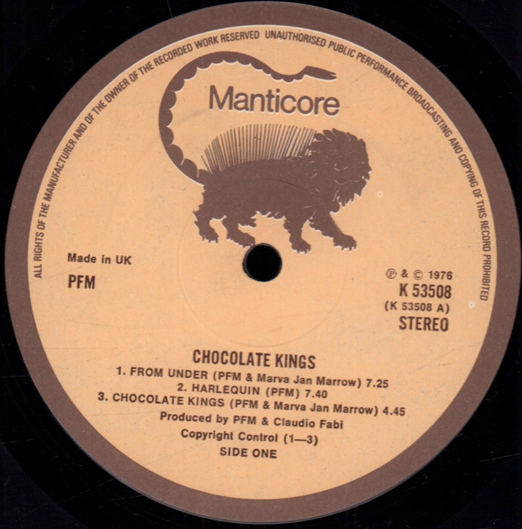 P.f.m. - Chocolate Kings - Lp