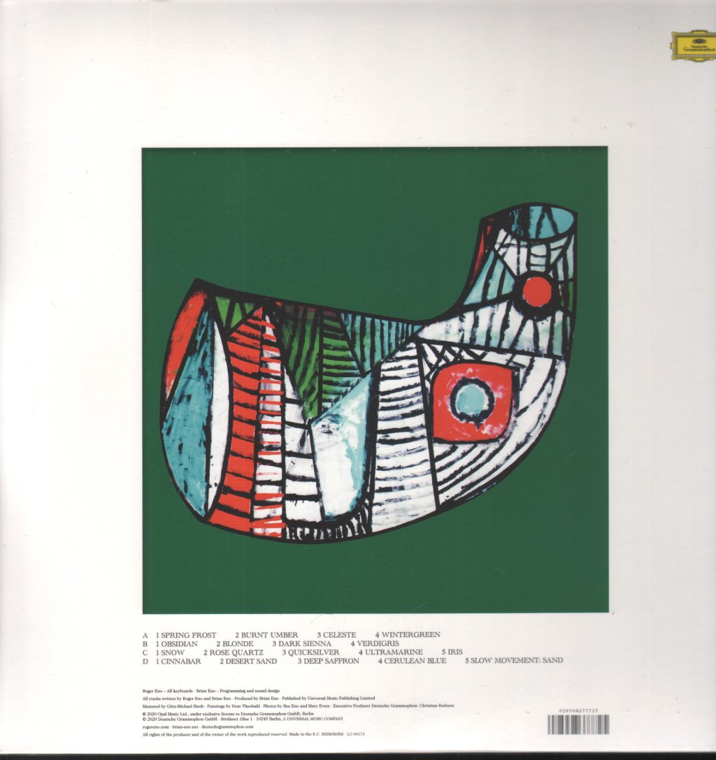 Roger Eno And Brian Eno - Mixing Colours - Double Lp