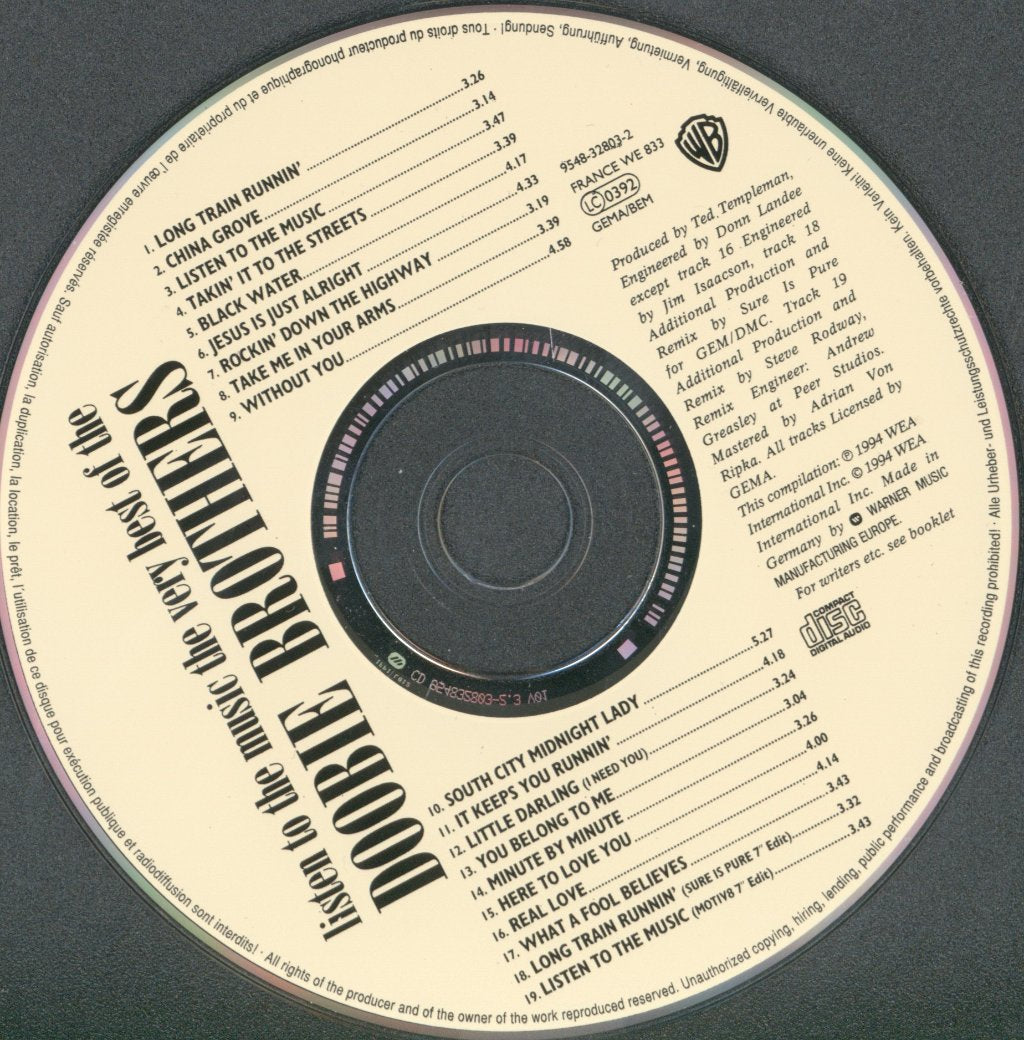 Doobie Brothers - Listen To The Music: The Very Best Of - Cd