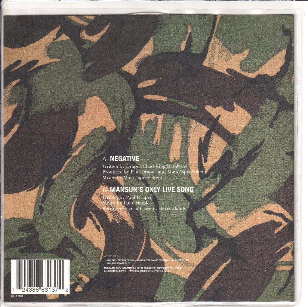 Mansun - Negative - 7 Inch