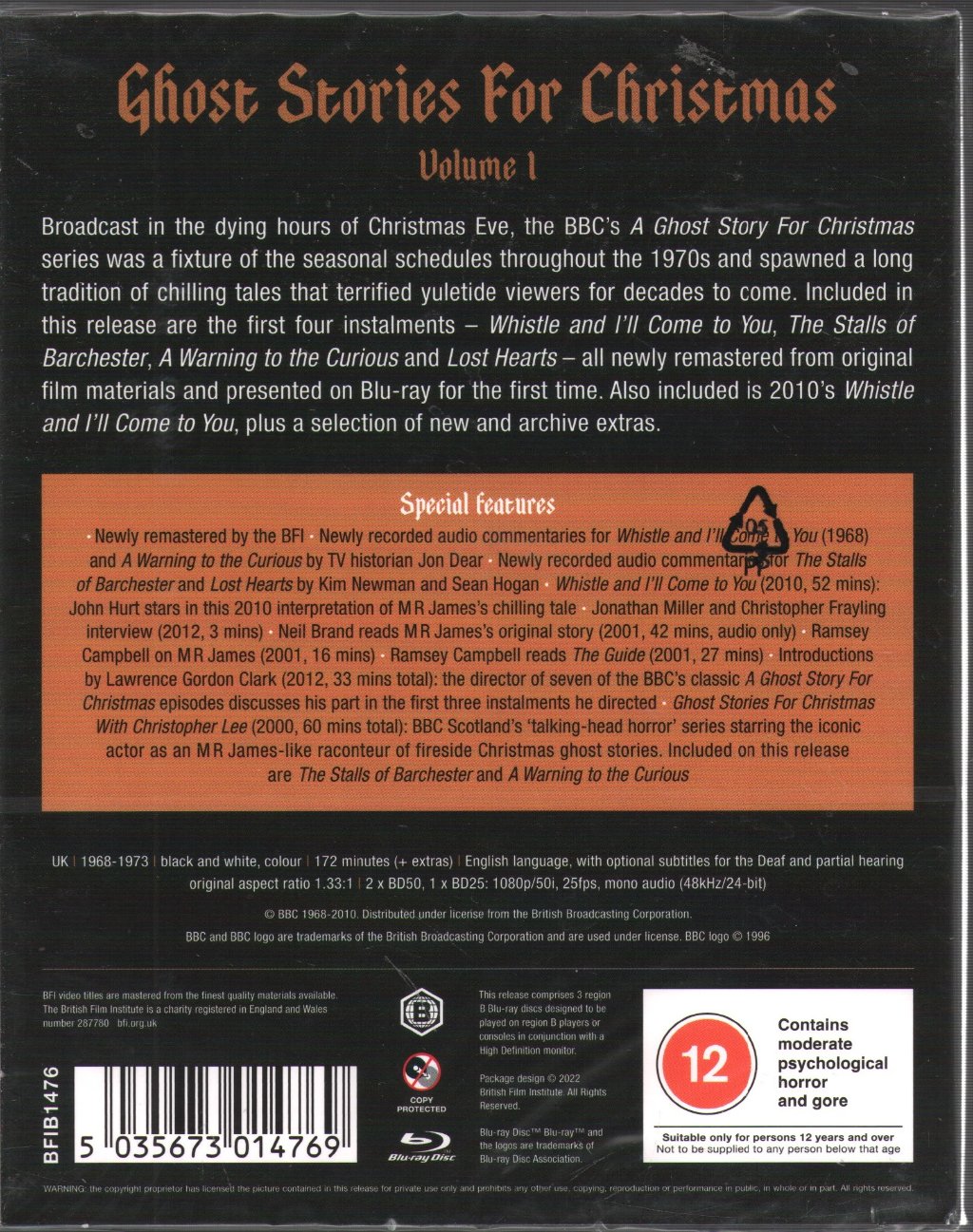 BFI Home Entertainement - Ghost Stories for Christmas: Volume 1 - Blu-Ray