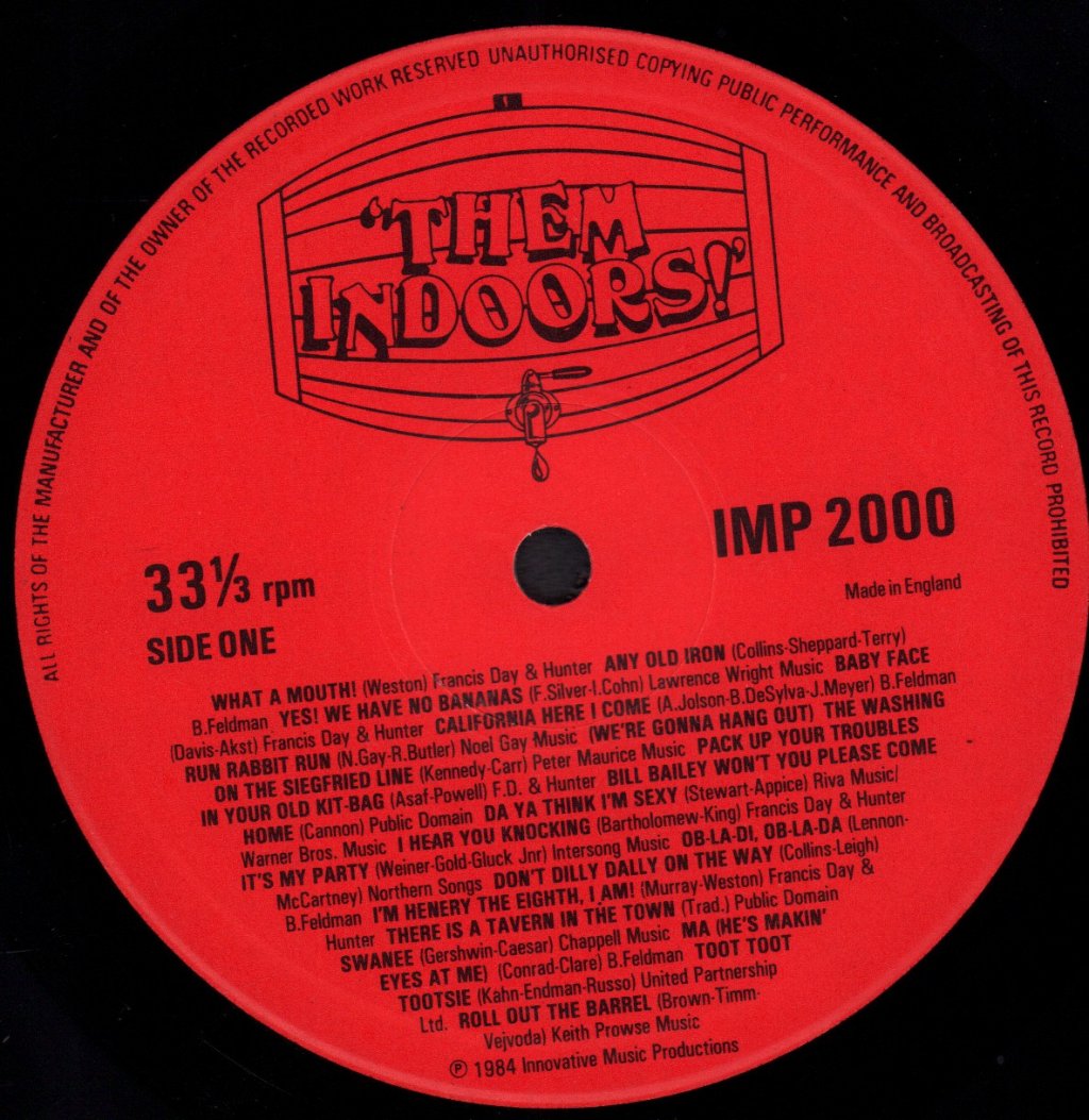 Them Indoors - Have A Great Party With Them Indoors - Lp