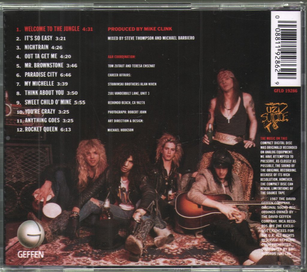 Guns N Roses - Appetite For Destruction - Cd