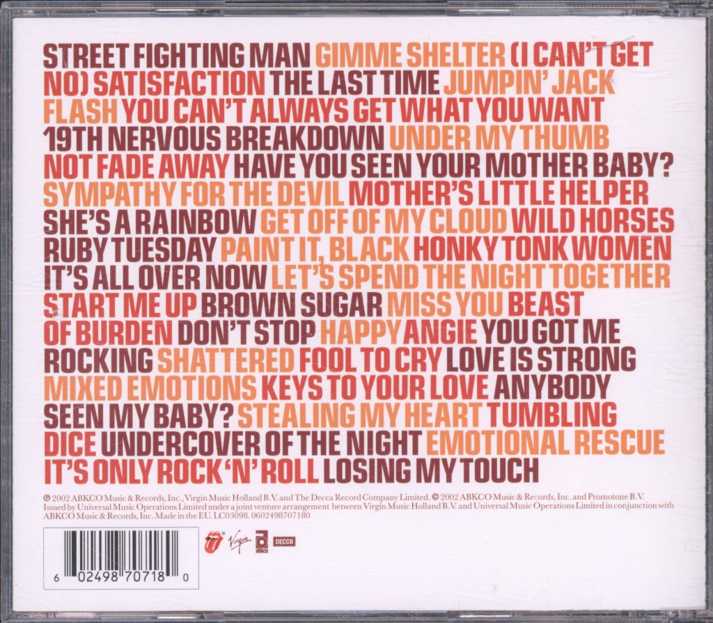 Rolling Stones - Forty Licks - Double Cd