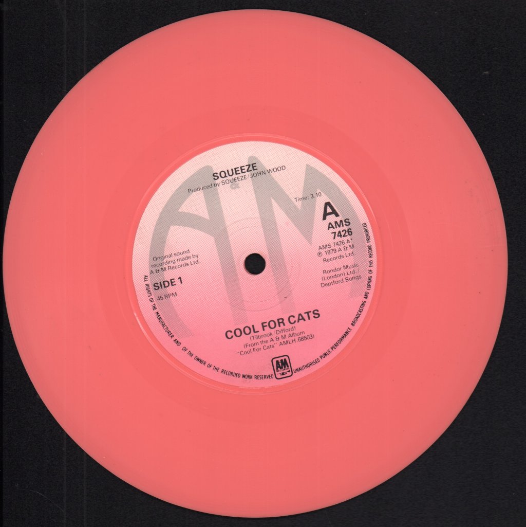 Squeeze - Cool For Cats - 7 Inch