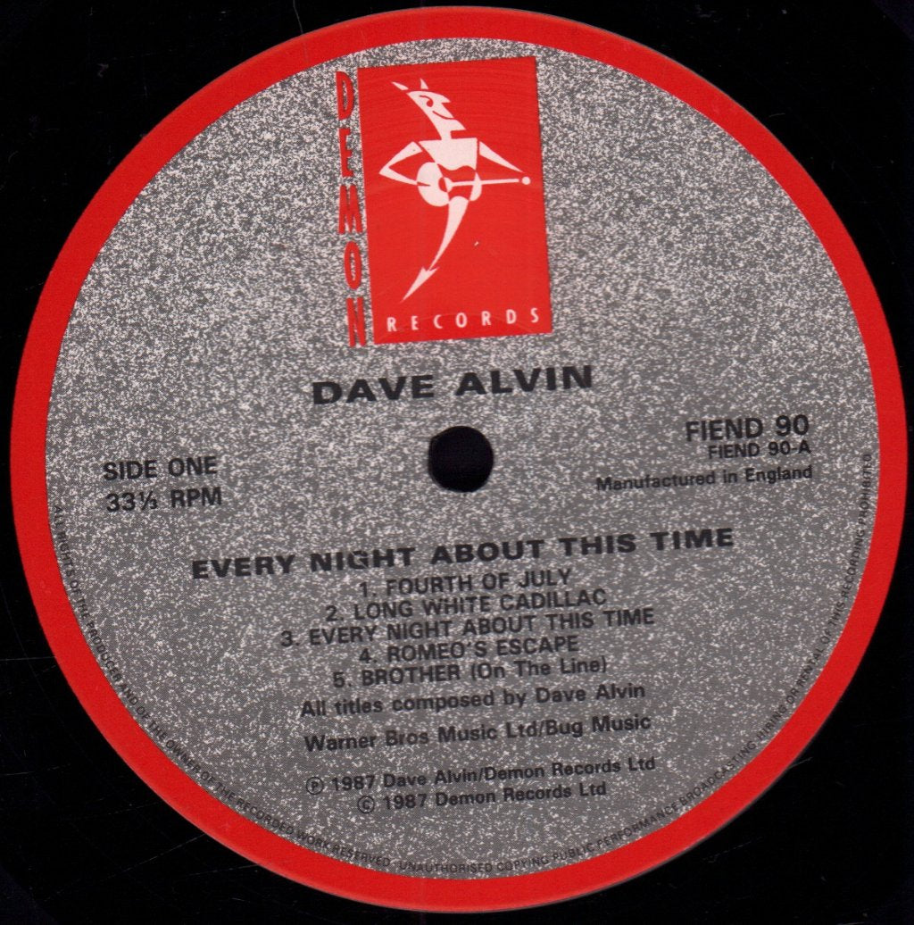 Dave Alvin - Every Night About This Time - Lp