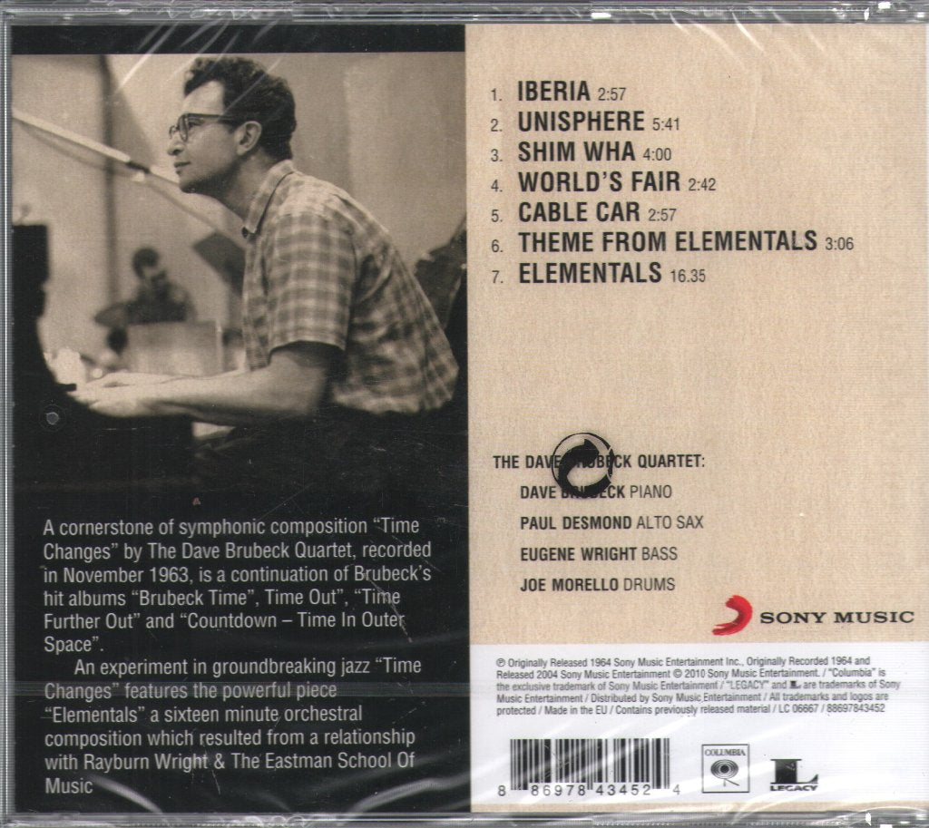 Dave Brubeck Quartet - Time Changes - Cd