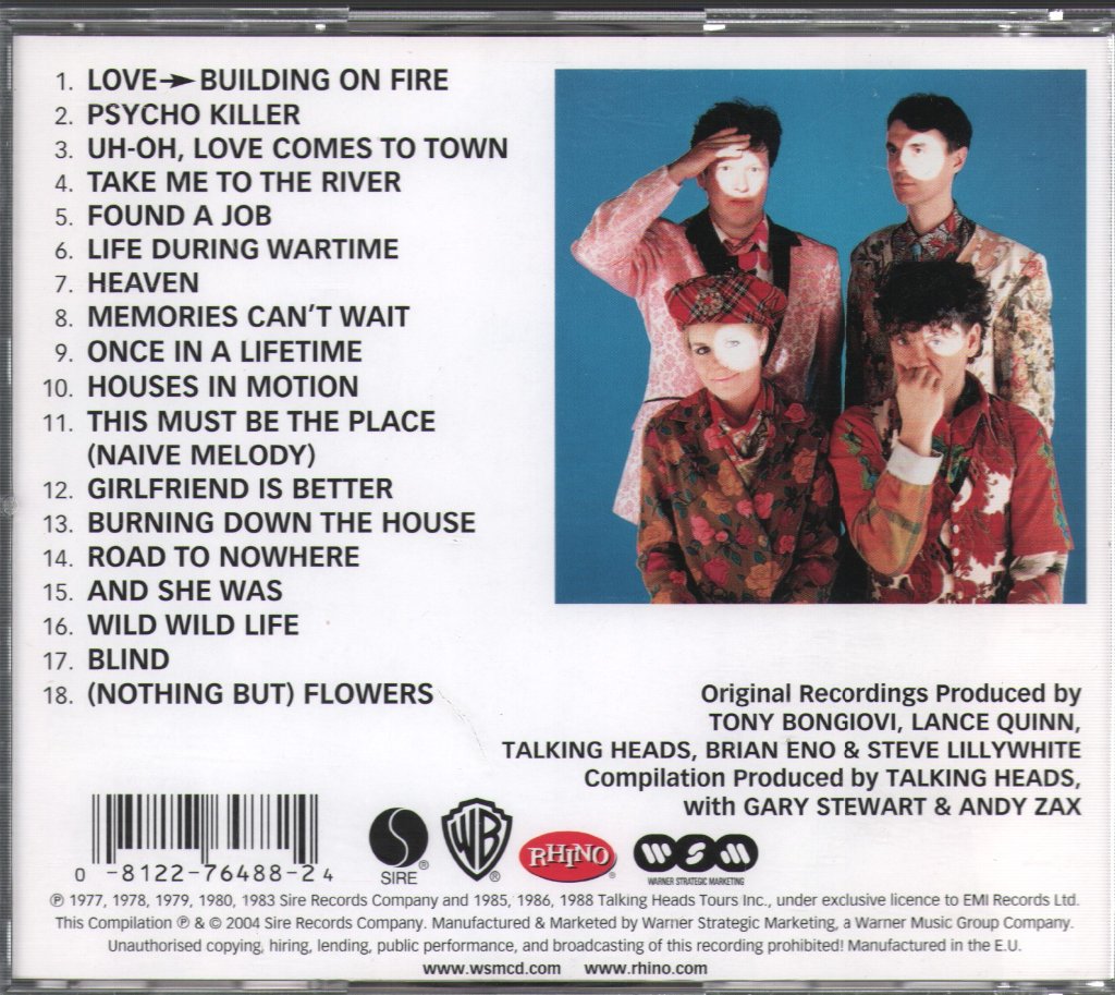 Talking Heads - Best Of Talking Heads - Cd