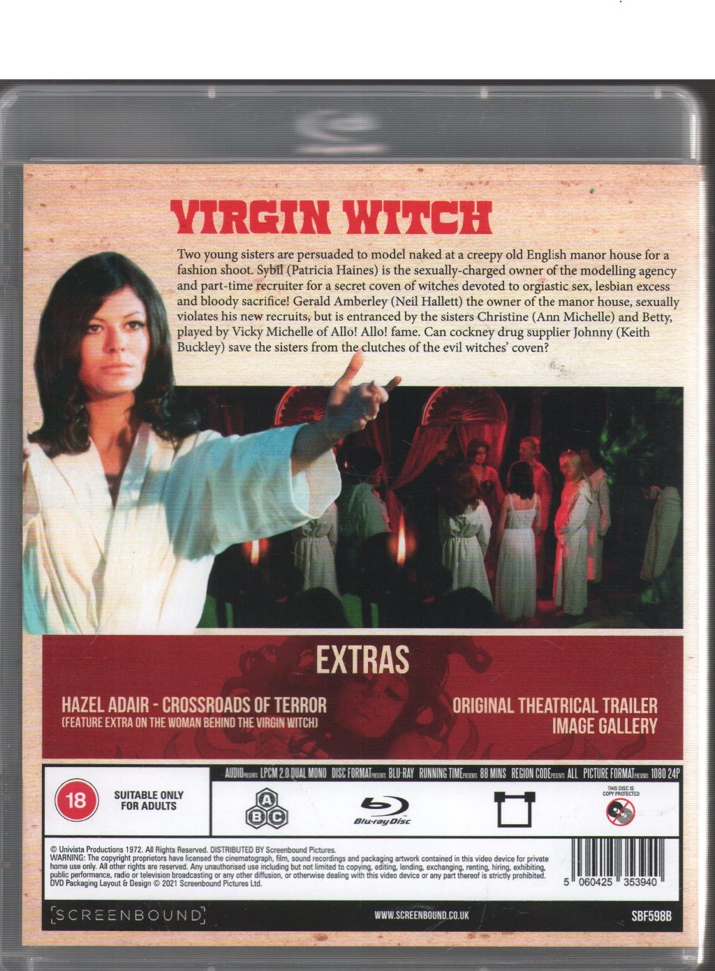 Screenbound - Virgin Witch - Blu-Ray