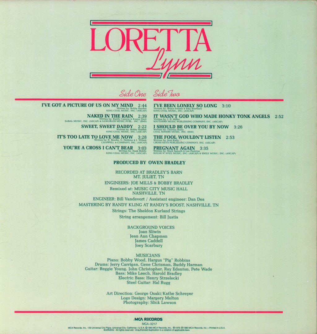 Loretta Lynn - Loretta - Lp