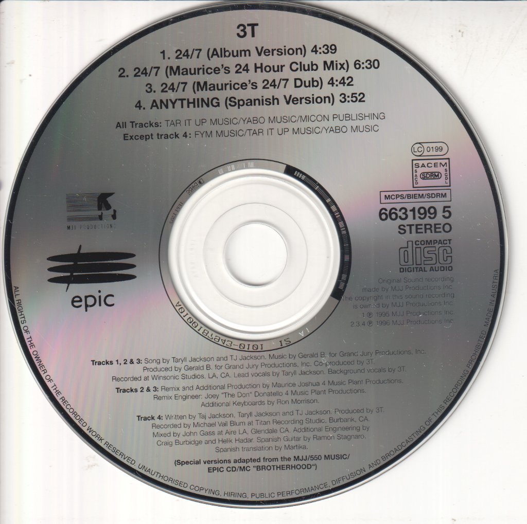 3T - 24/7 - Cd