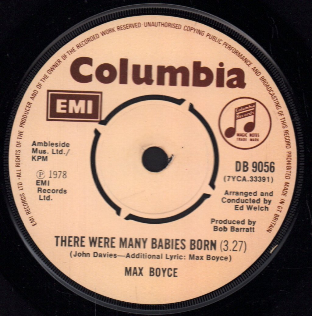 Max Boyce - There Were Many Babies Born - 7 Inch