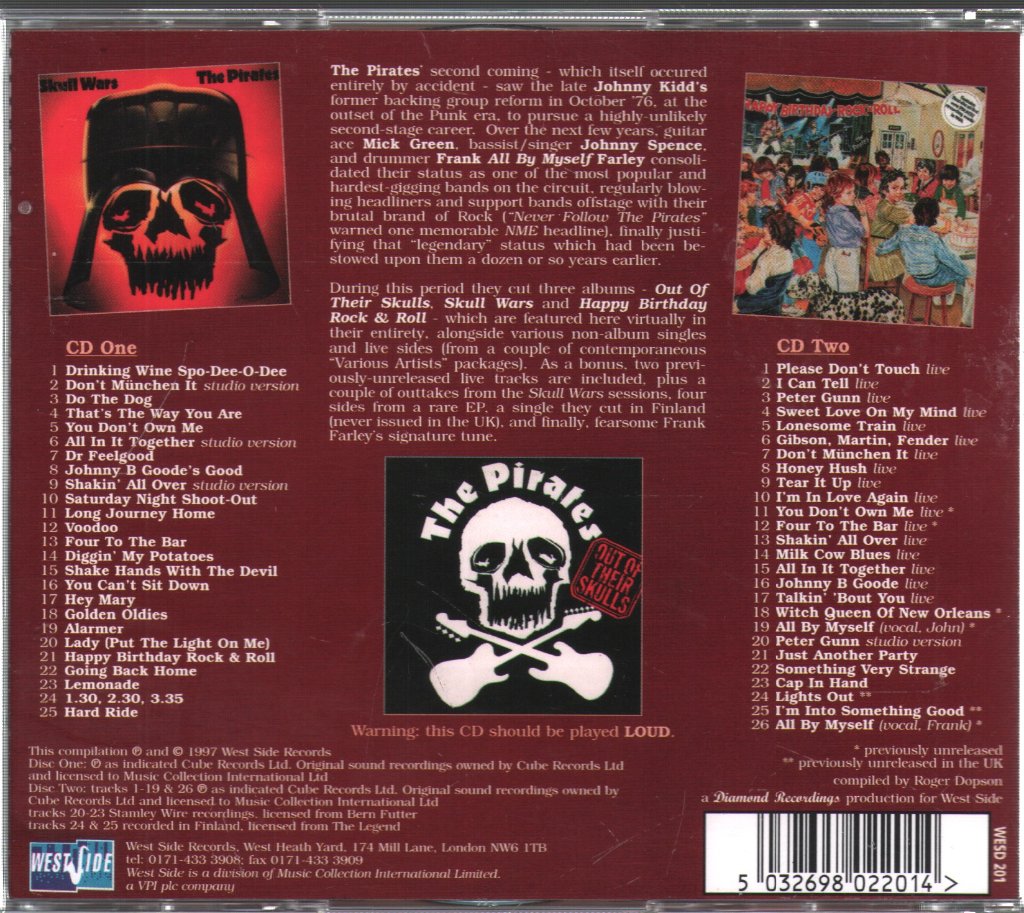 Pirates - Out Of Their Skulls - Double Cd
