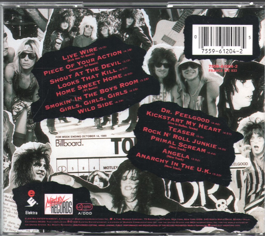 Mötley Crüe - Decade Of Decadence '81-'91 - Cd