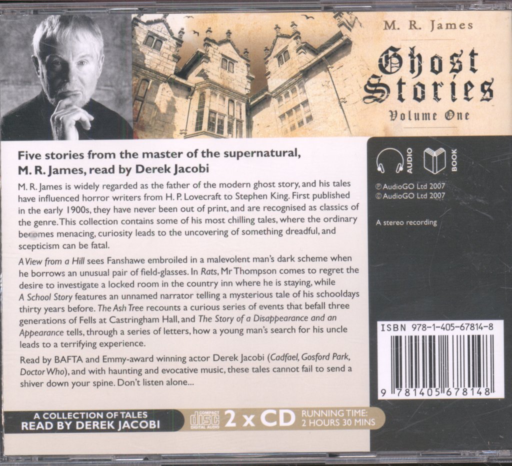 Derek Jacobi - M. R. James - Ghost Stories Volume One - Double Cd