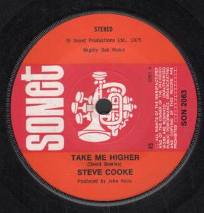 Steve Cooke - Take Me Higher - 7 Inch