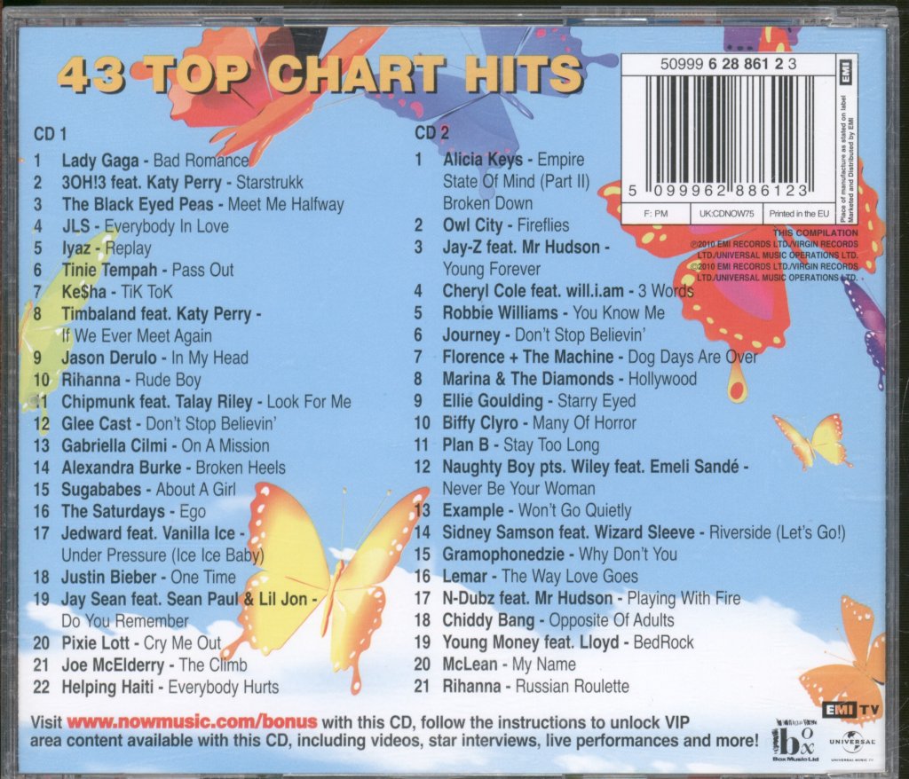 Various Artists - Now That's What I Call Music 75 - Double Cd