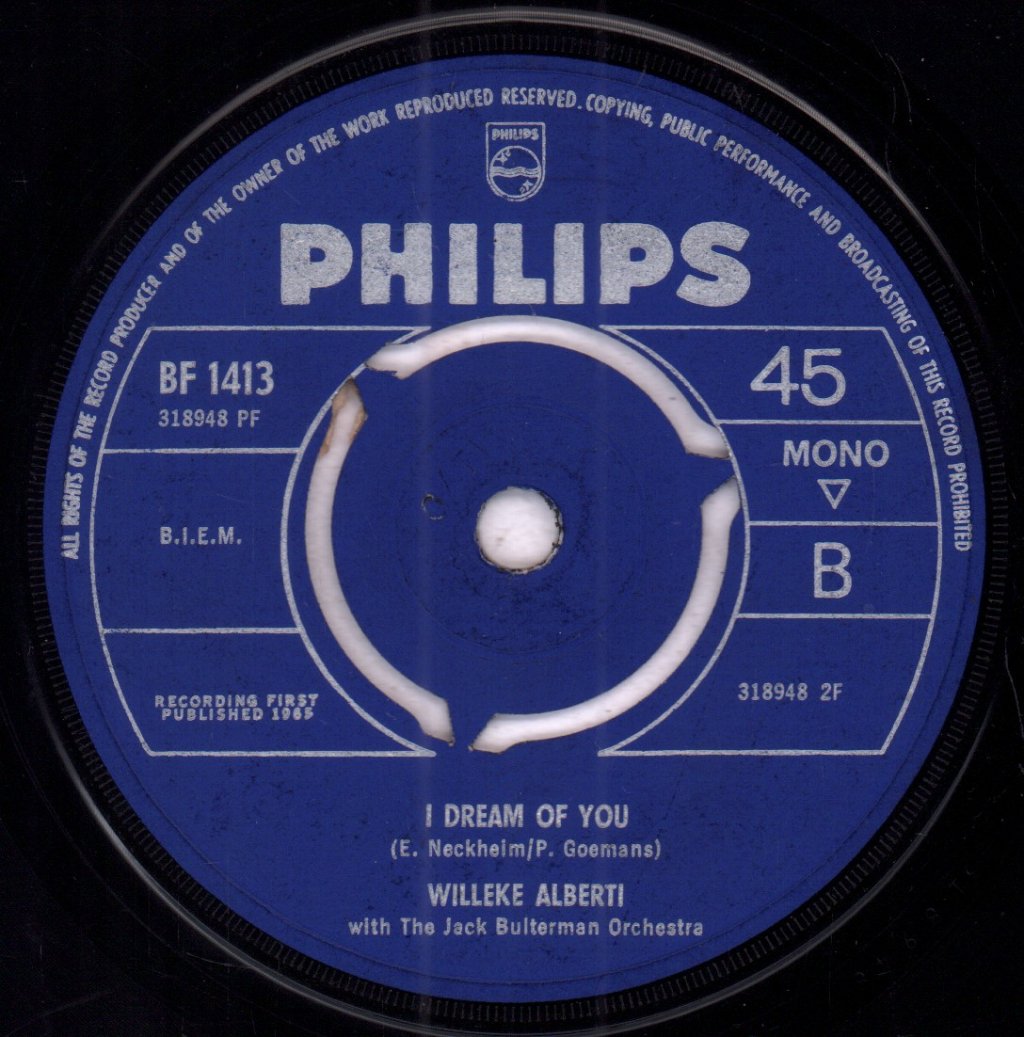 Willeke Alberti - My Diary Of Love / I Dream Of You - 7 Inch