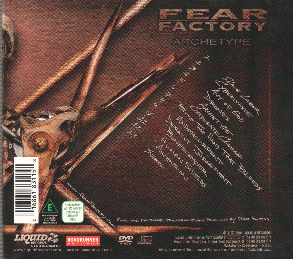 Fear Factory - Archetype - Cd Set