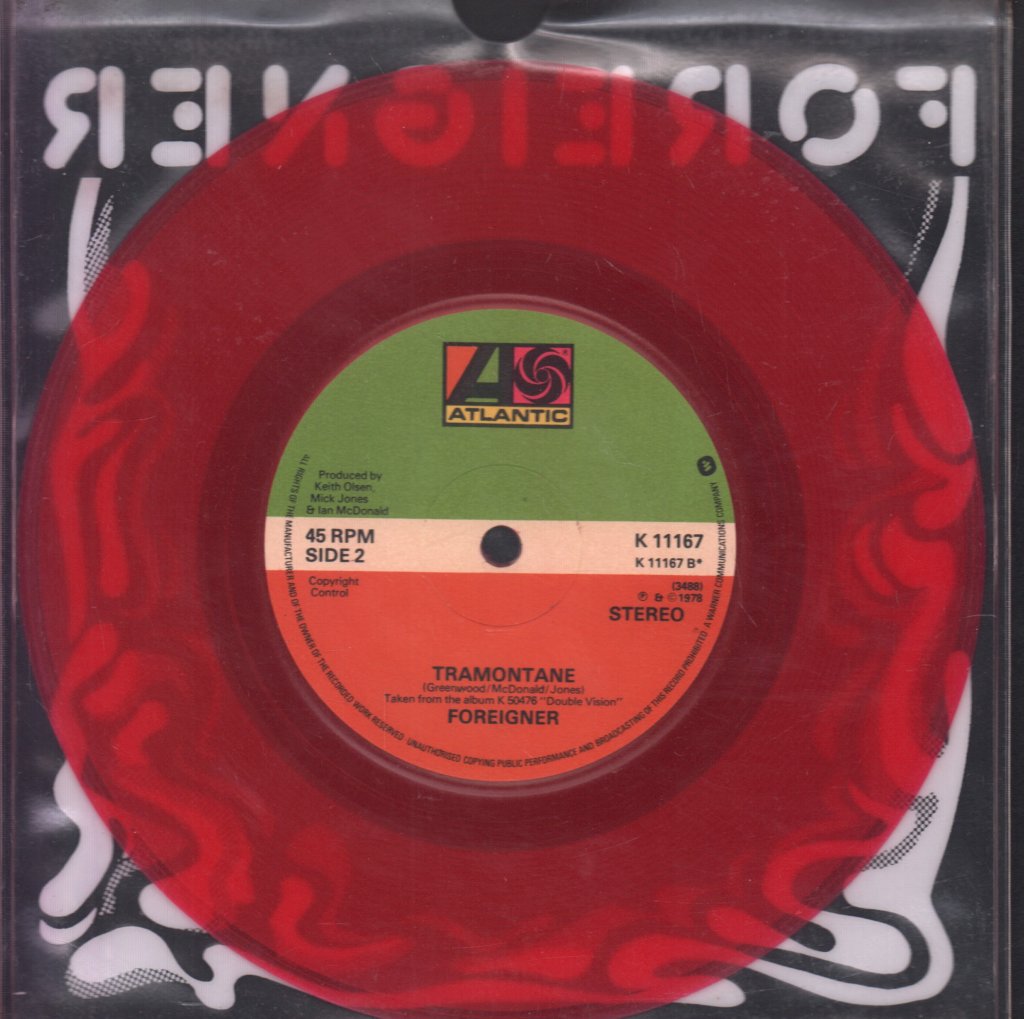 Foreigner - Hot Blooded - 7 Inch