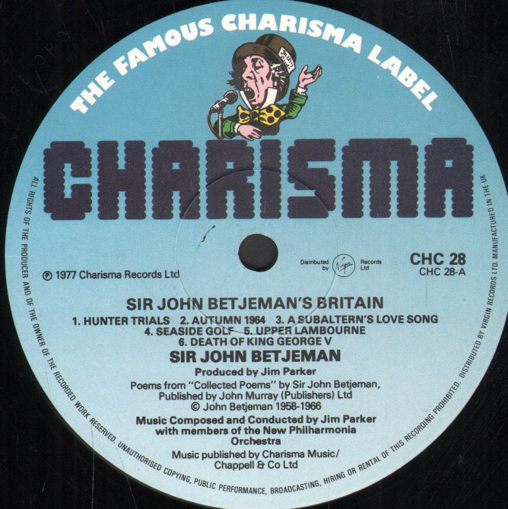 John Betjeman - Poet Laureate Sir John Betjeman's Britain - Lp