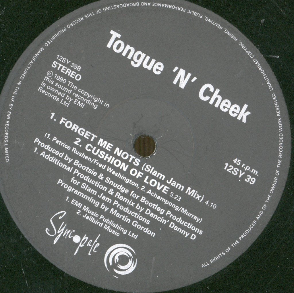 Tongue N Cheek - Forget Me Not$ (DNA Remix) - 12 Inch