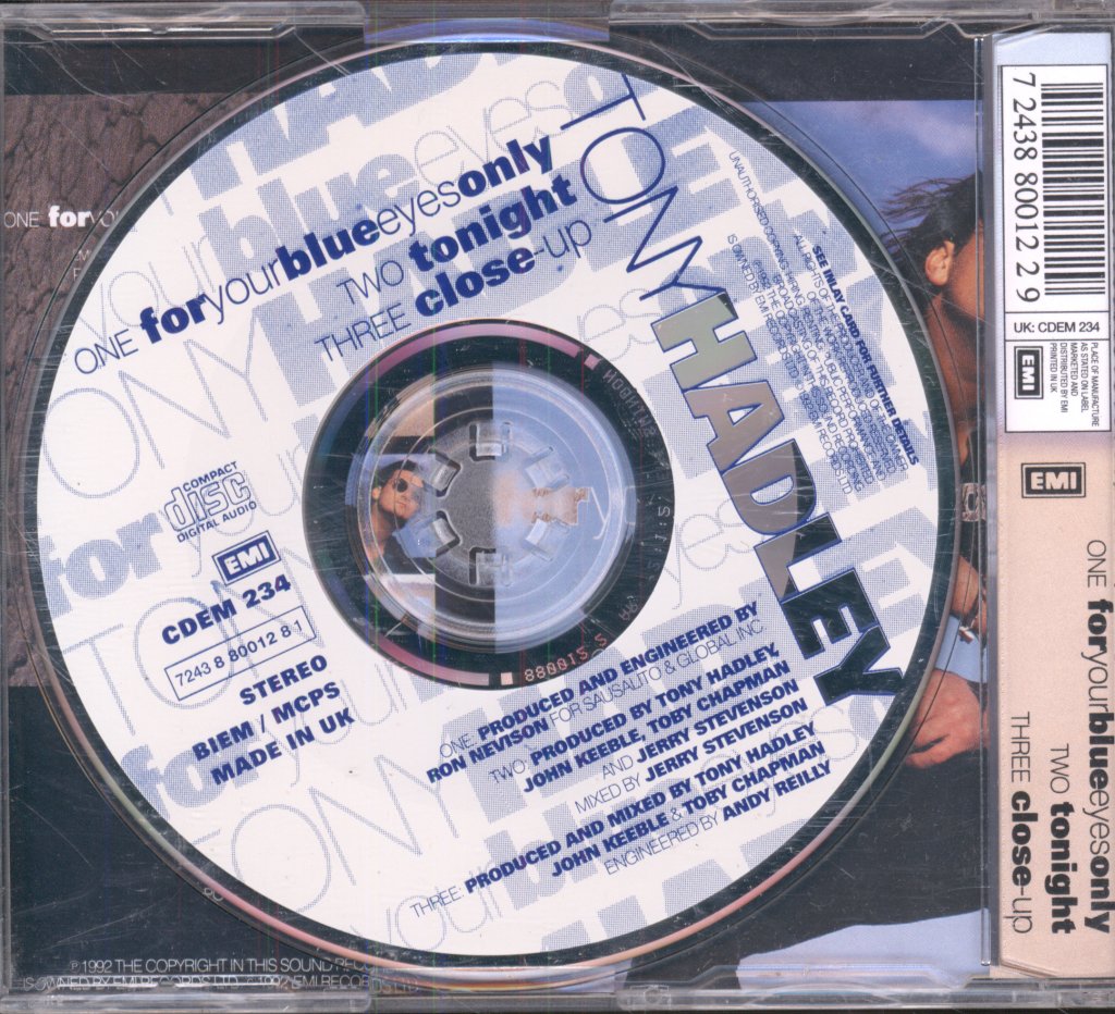 Tony Hadley - For Your Blue Eyes Only - Cd