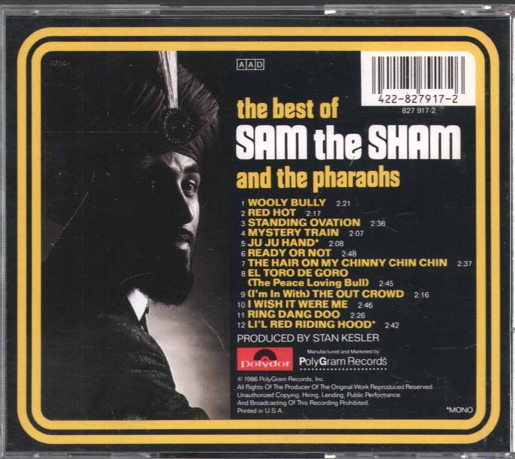 Sam The Sham & The Pharaohs - Best Of Sam The Sham And The Pharaohs - Cd