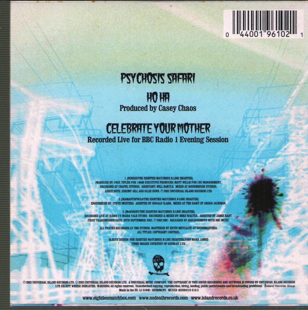 Eighties Matchbox B-Line Disaster - Psychosis Safari - Cd