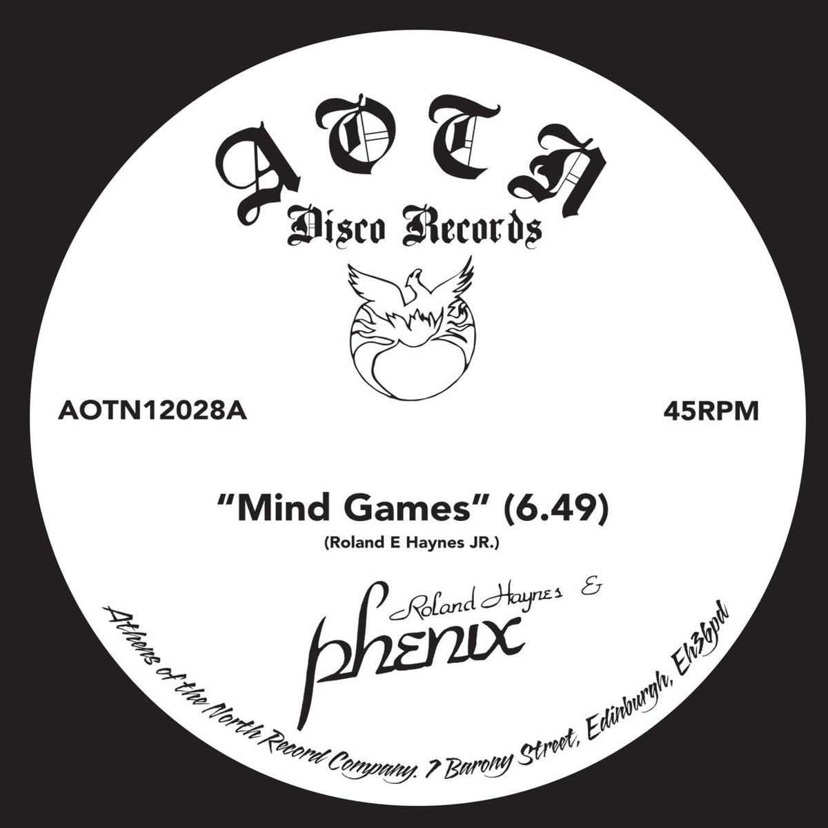 Roland Haynes Jr. & Phenix - Mind Games - 12 Inch