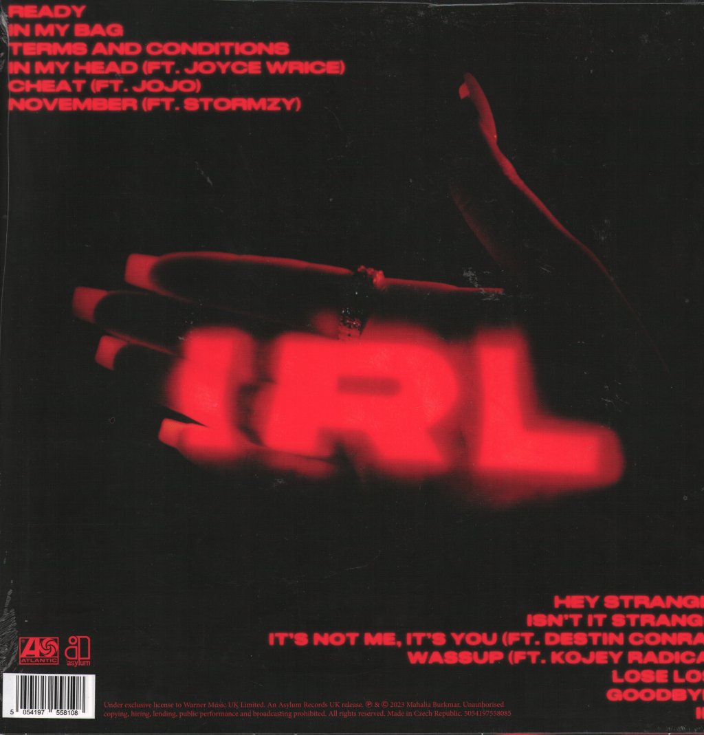 Mahalia - IRL - Lp