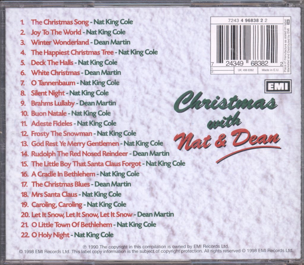 Dean Martin - Christmas With Nat & Dean - Cd