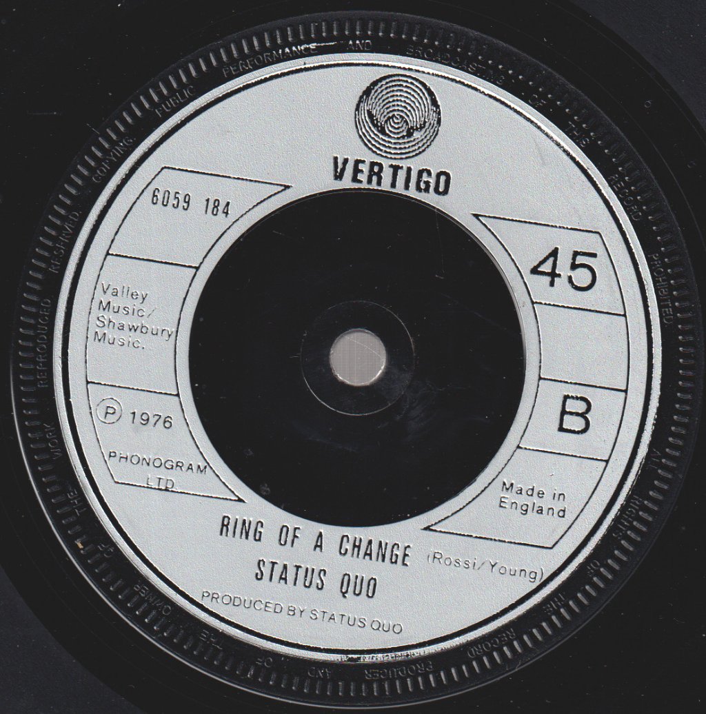 Status Quo - Rockin' All Over The World - 7 Inch