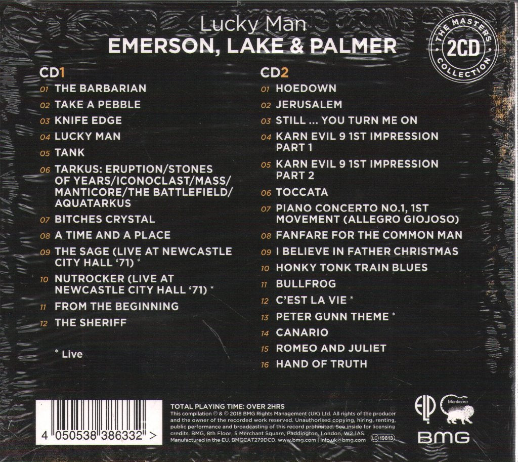 Emerson, Lake & Palmer - Lucky Man - Double Cd