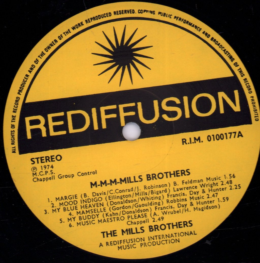 Mills Brothers - Mmm Mills Bros - Lp