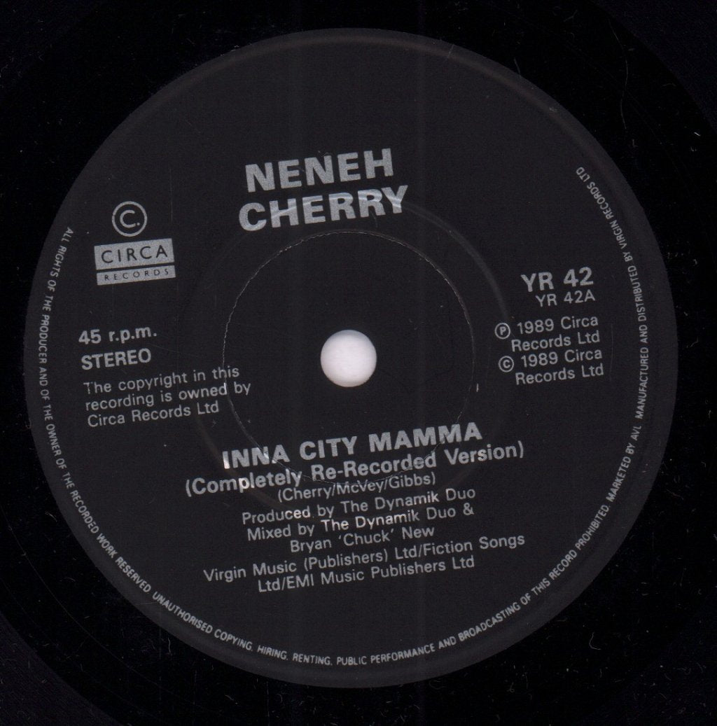 Neneh Cherry - Inna City Mamma - 7 Inch