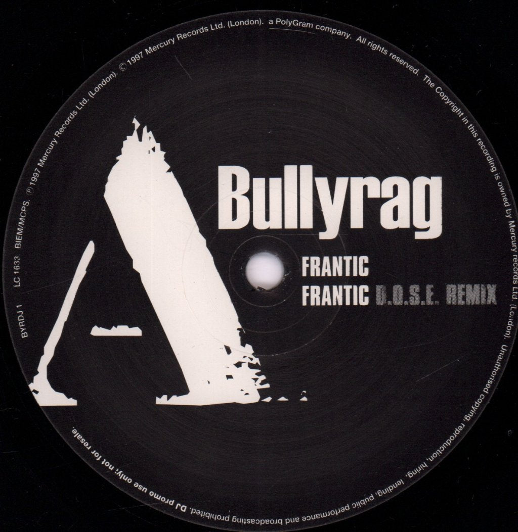 Bullyrag - Frantic - 12 Inch